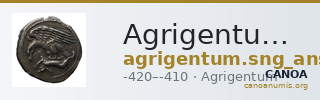 Agrigentum SNG ANS 1002-1014 — CANOA