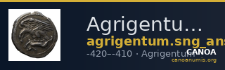 Agrigentum SNG ANS 1002-1014 — CANOA