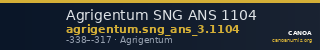 Agrigentum SNG ANS 1104 — CANOA