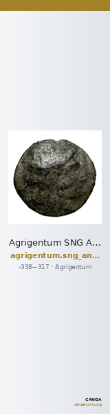 Agrigentum SNG ANS 1109 — CANOA