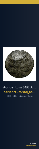 Agrigentum SNG ANS 1109 — CANOA