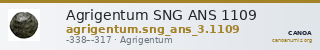 Agrigentum SNG ANS 1109 — CANOA