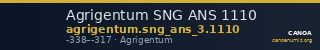 Agrigentum SNG ANS 1110 — CANOA