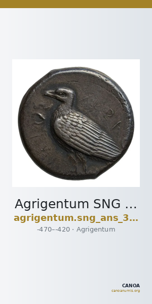 Agrigentum SNG ANS 964 — CANOA