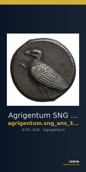 Agrigentum SNG ANS 964 — CANOA