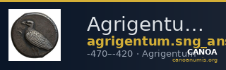Agrigentum SNG ANS 964 — CANOA