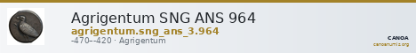 Agrigentum SNG ANS 964 — CANOA