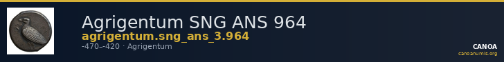 Agrigentum SNG ANS 964 — CANOA