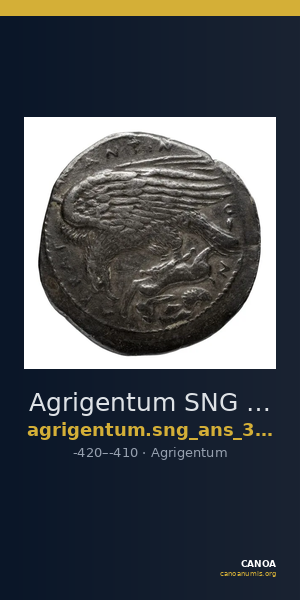 Agrigentum SNG ANS 985 — CANOA