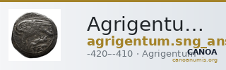 Agrigentum SNG ANS 985 — CANOA