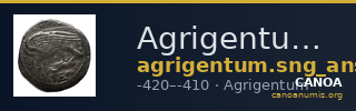Agrigentum SNG ANS 985 — CANOA