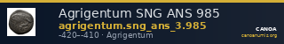 Agrigentum SNG ANS 985 — CANOA