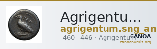 Agrigentum SNG ANS 986-988 — CANOA