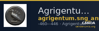 Agrigentum SNG ANS 986-988 — CANOA