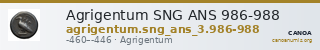 Agrigentum SNG ANS 986-988 — CANOA
