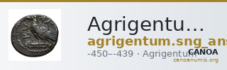 Agrigentum SNG ANS 989-995 — CANOA