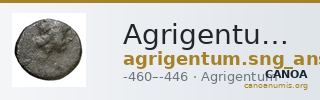 Agrigentum SNG ANS 996-997 — CANOA