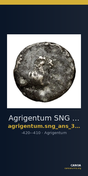 Agrigentum SNG ANS 999 — CANOA
