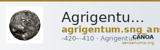 Agrigentum SNG ANS 999 — CANOA