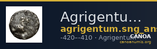 Agrigentum SNG ANS 999 — CANOA