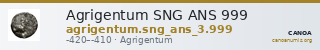 Agrigentum SNG ANS 999 — CANOA