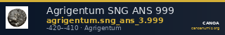 Agrigentum SNG ANS 999 — CANOA