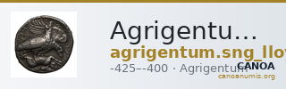 Agrigentum SNG Lloyd 817-818 — CANOA