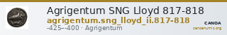 Agrigentum SNG Lloyd 817-818 — CANOA