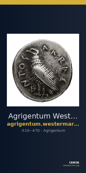Agrigentum Westermark 2018 didrachms_groupe_I-IV — CANOA