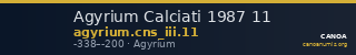 Agyrium Calciati 1987 11 — CANOA