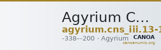 Agyrium Calciati 1987 13-15 — CANOA