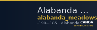 Alabanda Meadows 2020 6.3.3 — CANOA