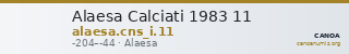 Alaesa Calciati 1983 11 — CANOA