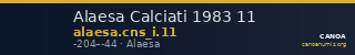 Alaesa Calciati 1983 11 — CANOA