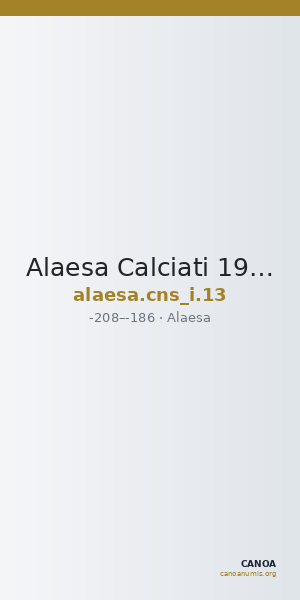 Alaesa Calciati 1983 13 — CANOA