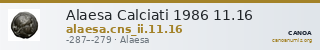 Alaesa Calciati 1986 11.16 — CANOA