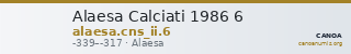 Alaesa Calciati 1986 6 — CANOA