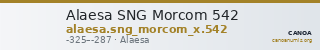 Alaesa SNG Morcom 542 — CANOA