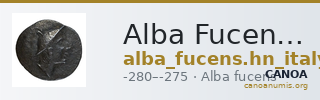 Alba Fucens Historia Numorum Italy 240 — CANOA