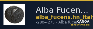 Alba Fucens Historia Numorum Italy 240 — CANOA