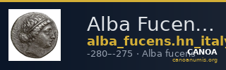 Alba Fucens Historia Numorum Italy 241 — CANOA