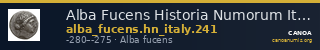 Alba Fucens Historia Numorum Italy 241 — CANOA