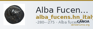 Alba Fucens Historia Numorum Italy 243 — CANOA