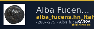 Alba Fucens Historia Numorum Italy 243 — CANOA