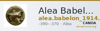 Alea Babelon 1914 948-9 — CANOA