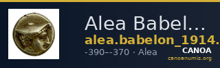 Alea Babelon 1914 948-9 — CANOA
