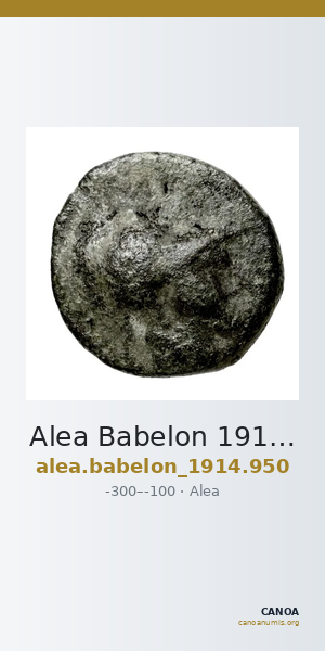 Alea Babelon 1914 950 — CANOA