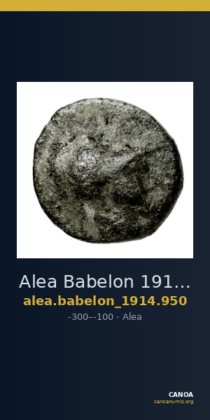 Alea Babelon 1914 950 — CANOA