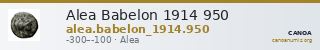 Alea Babelon 1914 950 — CANOA