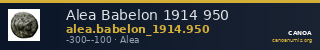 Alea Babelon 1914 950 — CANOA